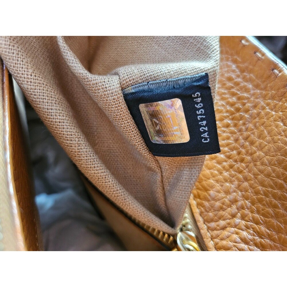 FENDI Large Selleria Linda Bag, orange brown, NEW - Picture 13 of 16